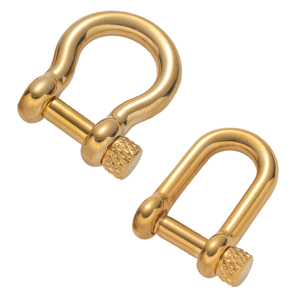 Jewelry Making Kit For Beginners - 1 個 304 ステンレス鋼 D リングアンカーシャックルクラスプネジロック弓馬蹄バックル