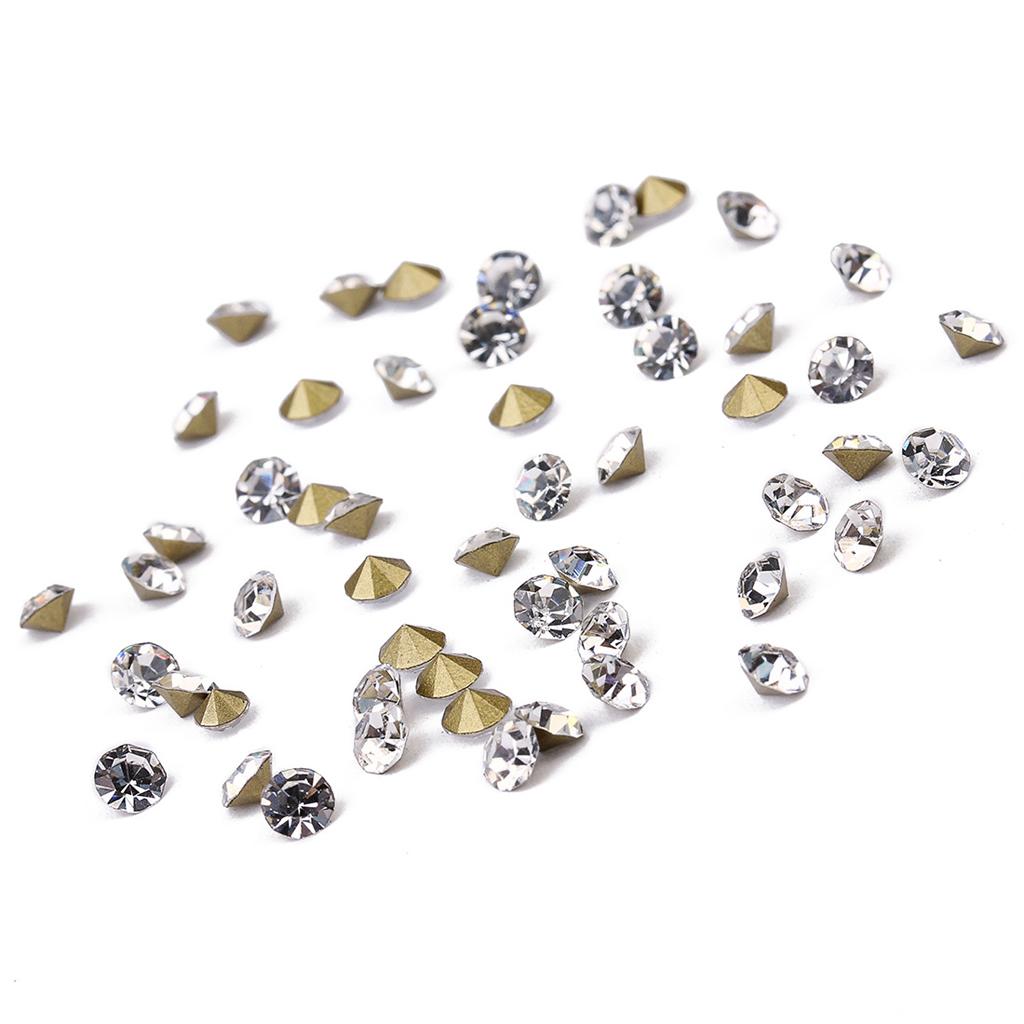 Jewelry Making Using Beads - ラインストーンビーズ、ガラス宝石、ネイルアートデコレーション、スクラップブッキング、カード作成、衣類用のジュエリー材料