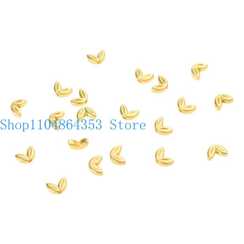Jewelry Making Using Beads - 20 個の二重穴スペーサービーズジュエリー作成用使いやすい麦芽形ビーズセパレーターネックレスイヤリングアクセサリー