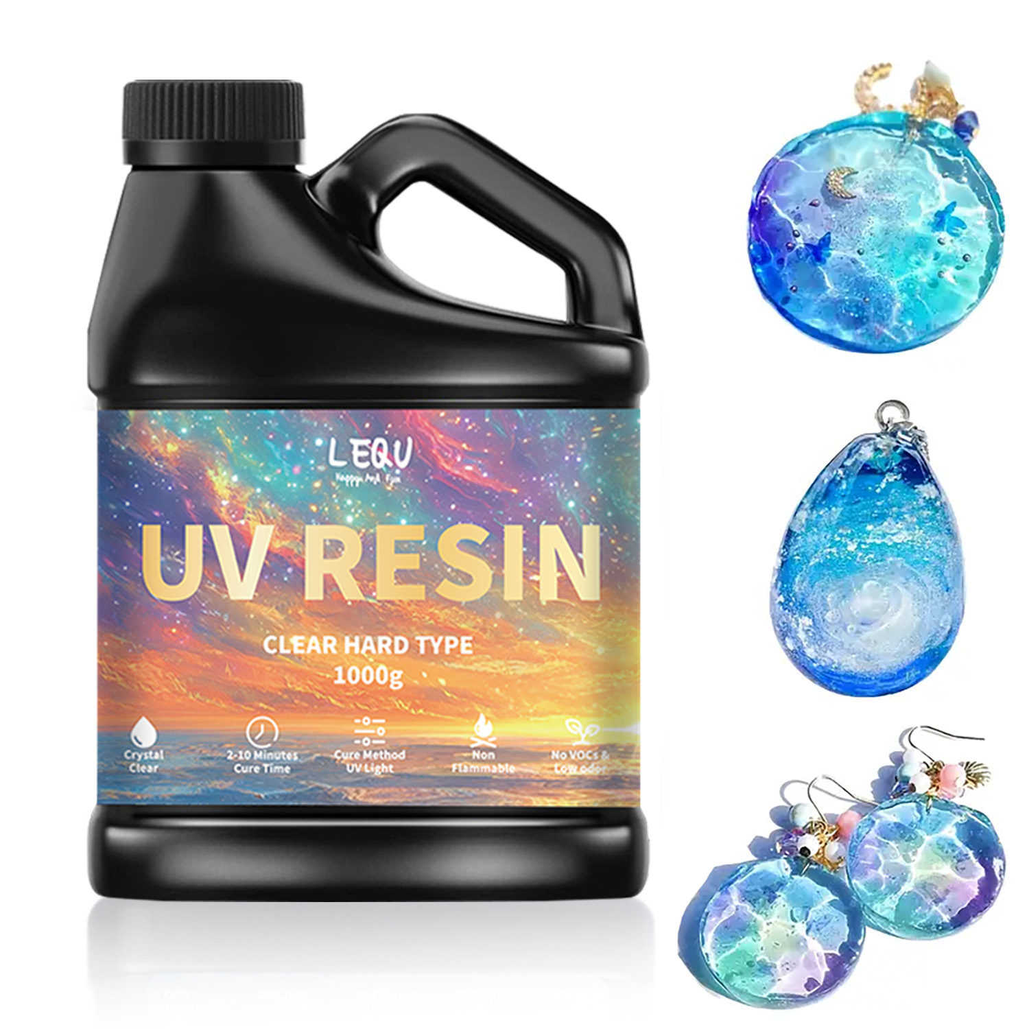 Jewelry Making Glue - 100/200/500/1000 グラム UV エポキシ樹脂接着剤高透明度速乾性接着剤高硬度 DIY 用品樹脂接着剤ジュエリー作成用