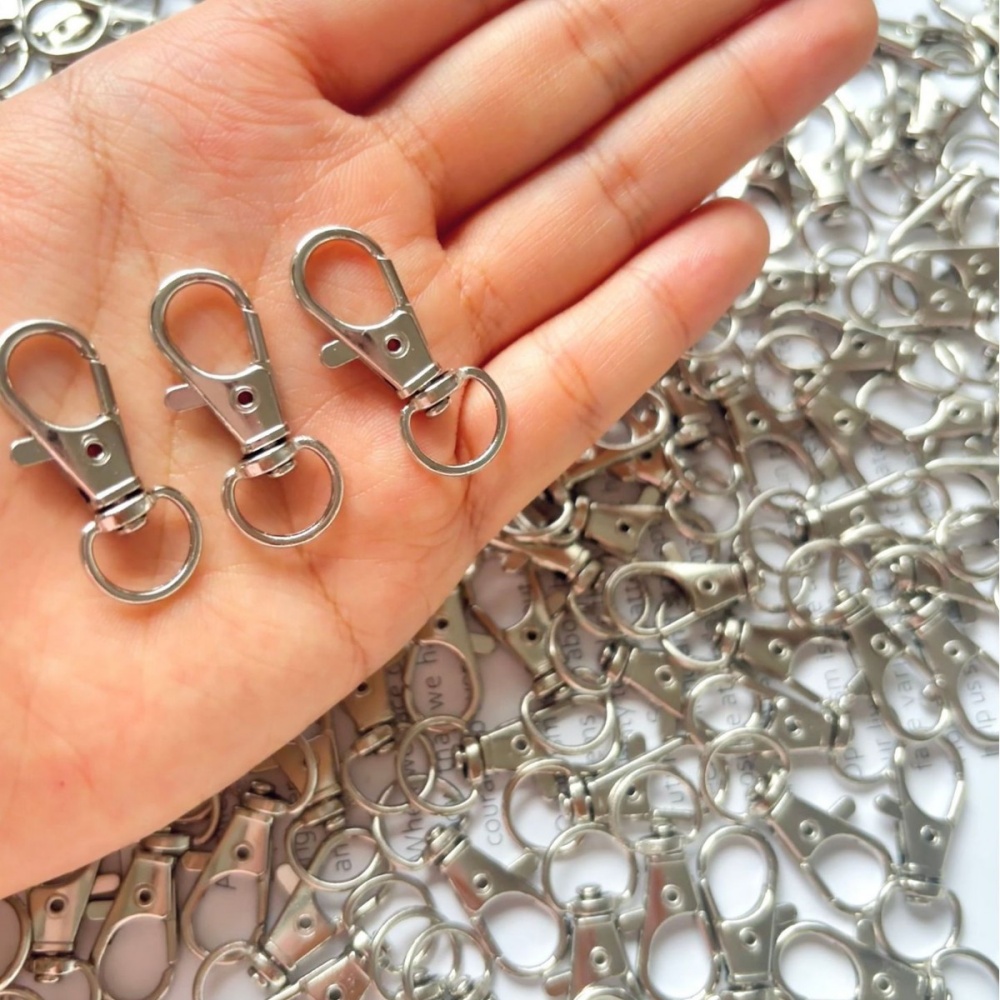 25-200個入り メタルスイベルスナップフック ロブスター - Jewelry Making Kit For Beginners のレビューと価格
