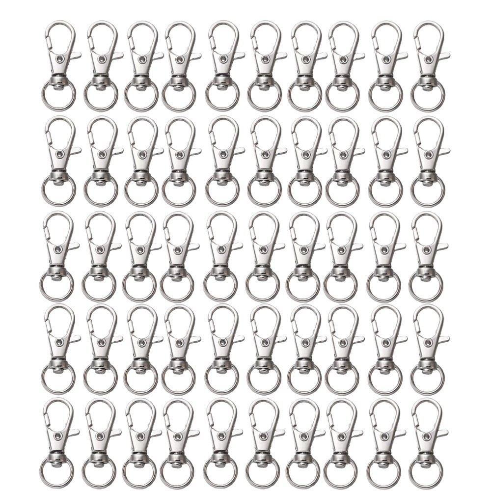 25-200個入り メタルスイベルスナップフック ロブスター - Jewelry Making Kit For Beginners のレビューと価格