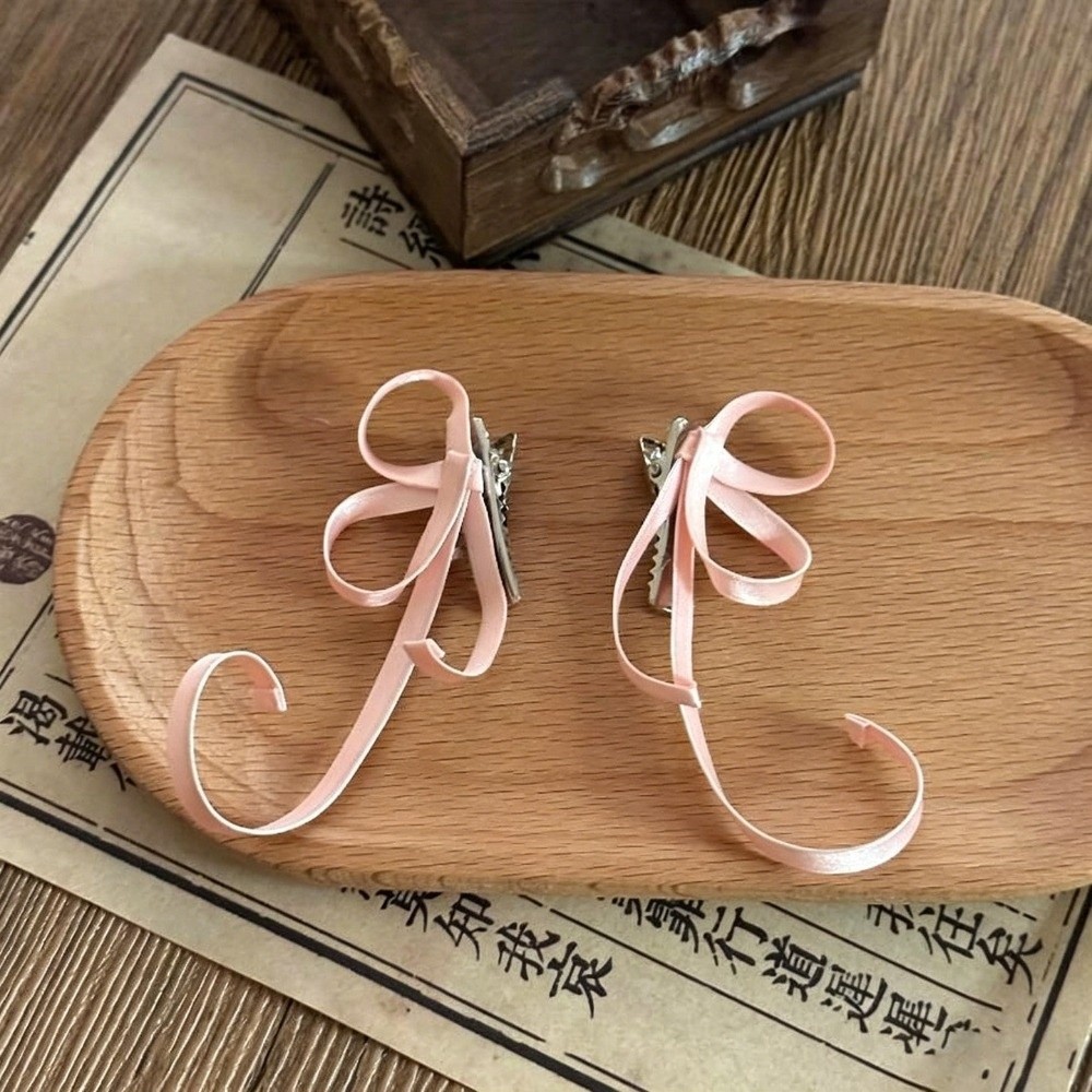 1 ペアフェアリーヘアジュエリー 3D サテンリボンボウバレ - Jewelry Making For Kids のレビューと価格