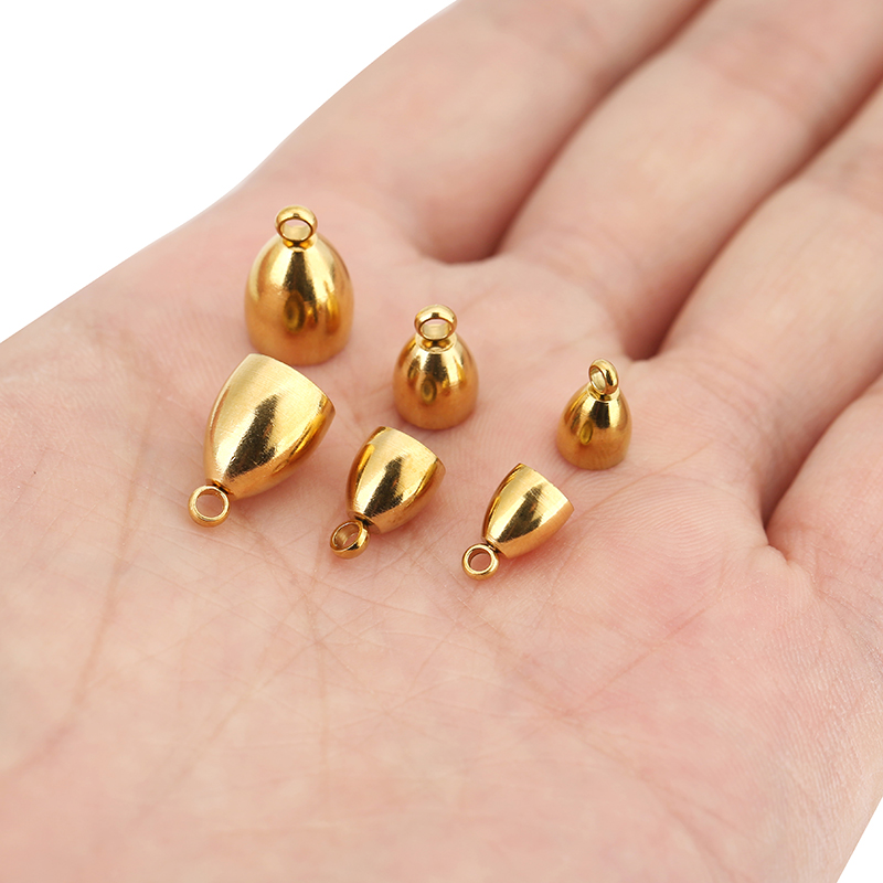 10個入りPVD加工ステンレス製留め金具、革紐用フック（5、 - Jewelry Making Pins のレビューと価格