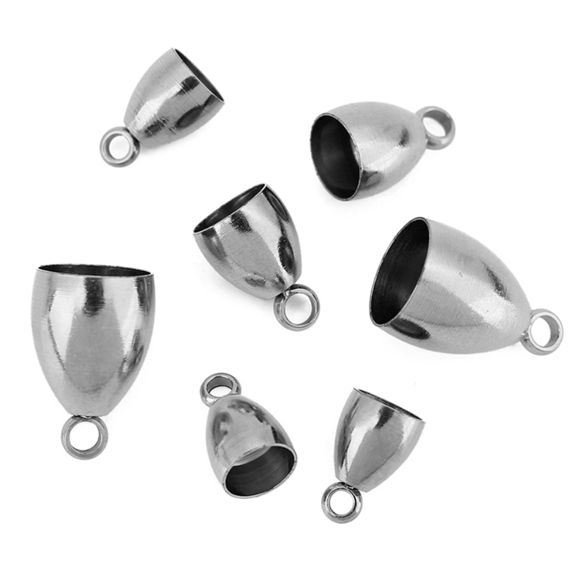 10個入りPVD加工ステンレス製留め金具、革紐用フック（5、 - Jewelry Making Pins のレビューと価格