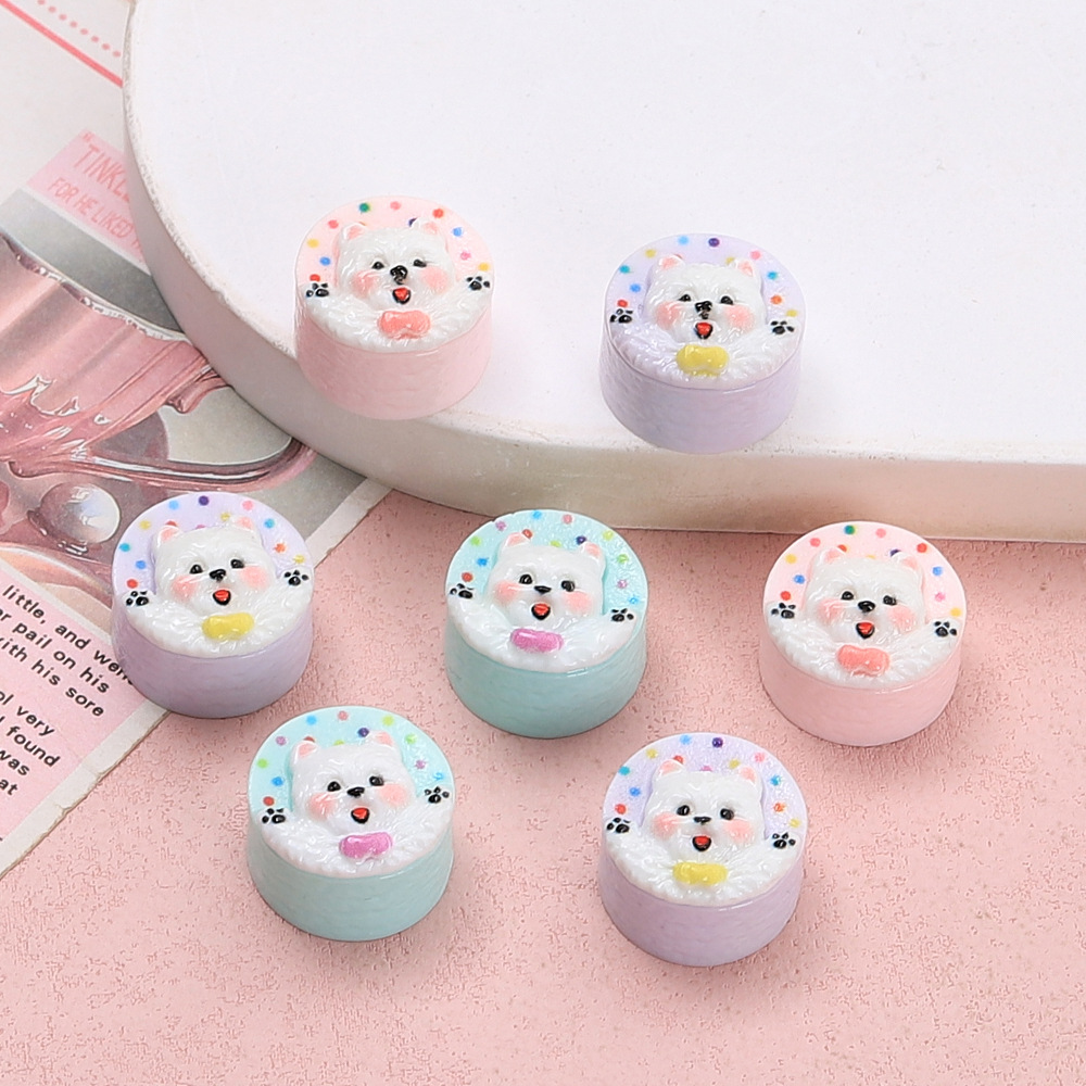 10個入り クリエイティブなマルチカラーの子犬ケーキ樹脂アク - Jewelry Making Glue のレビューと価格