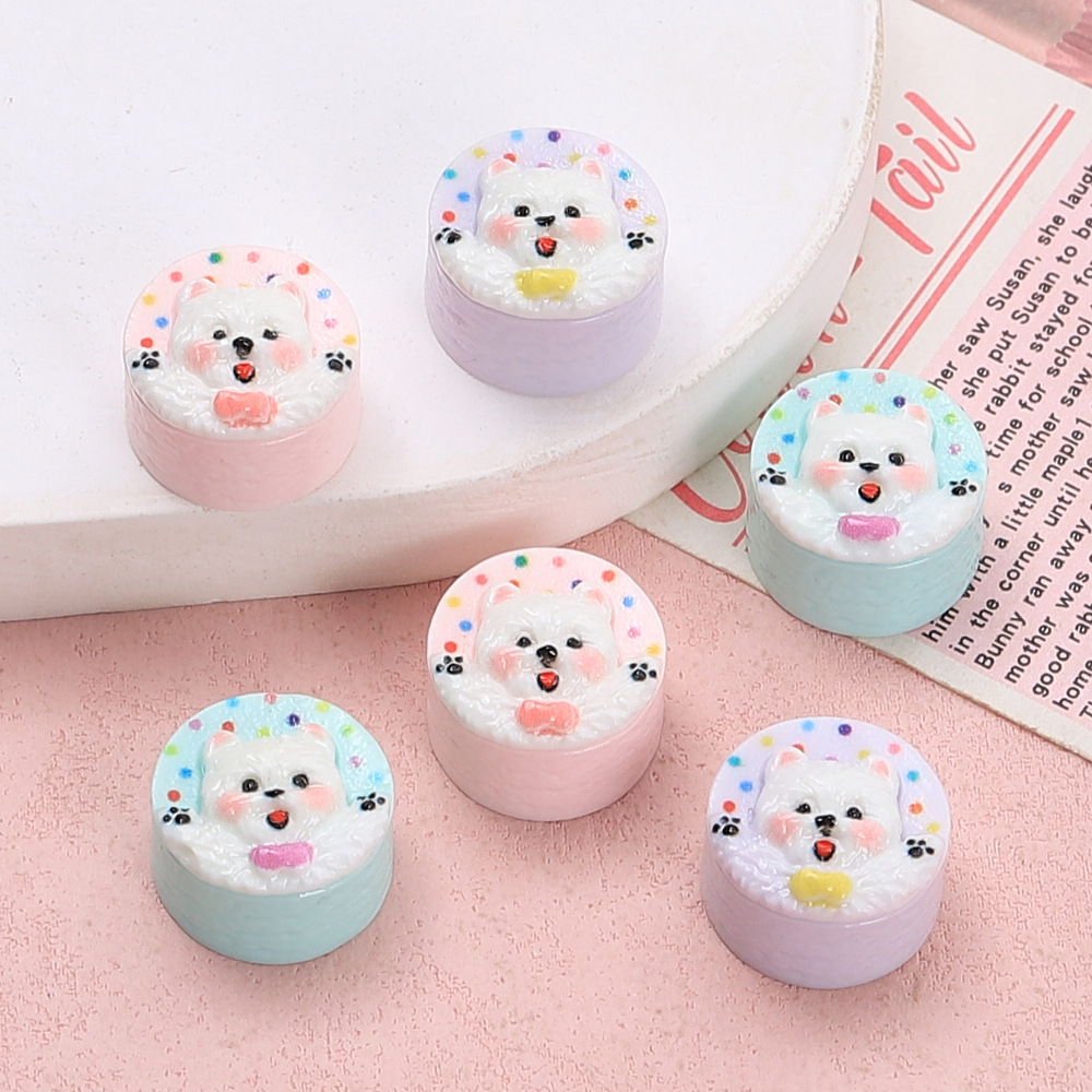 10個入り クリエイティブなマルチカラーの子犬ケーキ樹脂アク - Jewelry Making Glue のレビューと価格