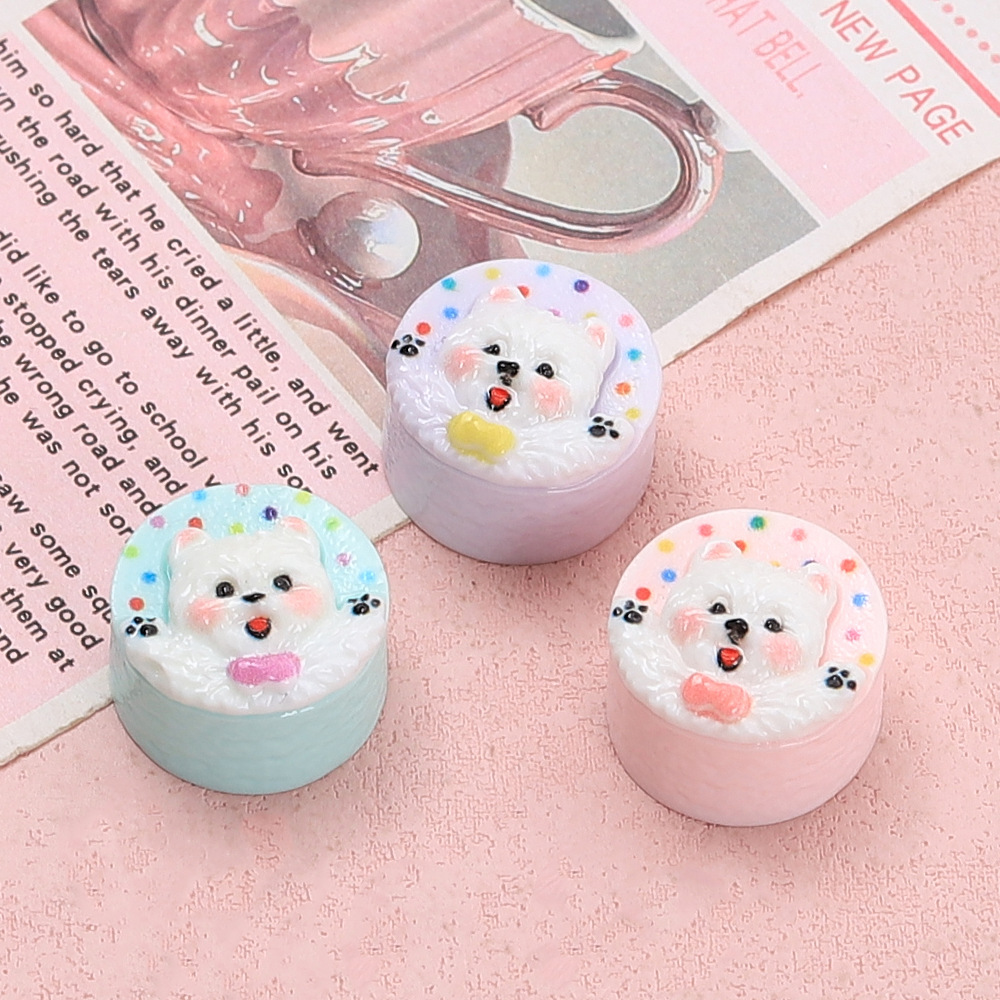 10個入り クリエイティブなマルチカラーの子犬ケーキ樹脂アク - Jewelry Making Glue のレビューと価格