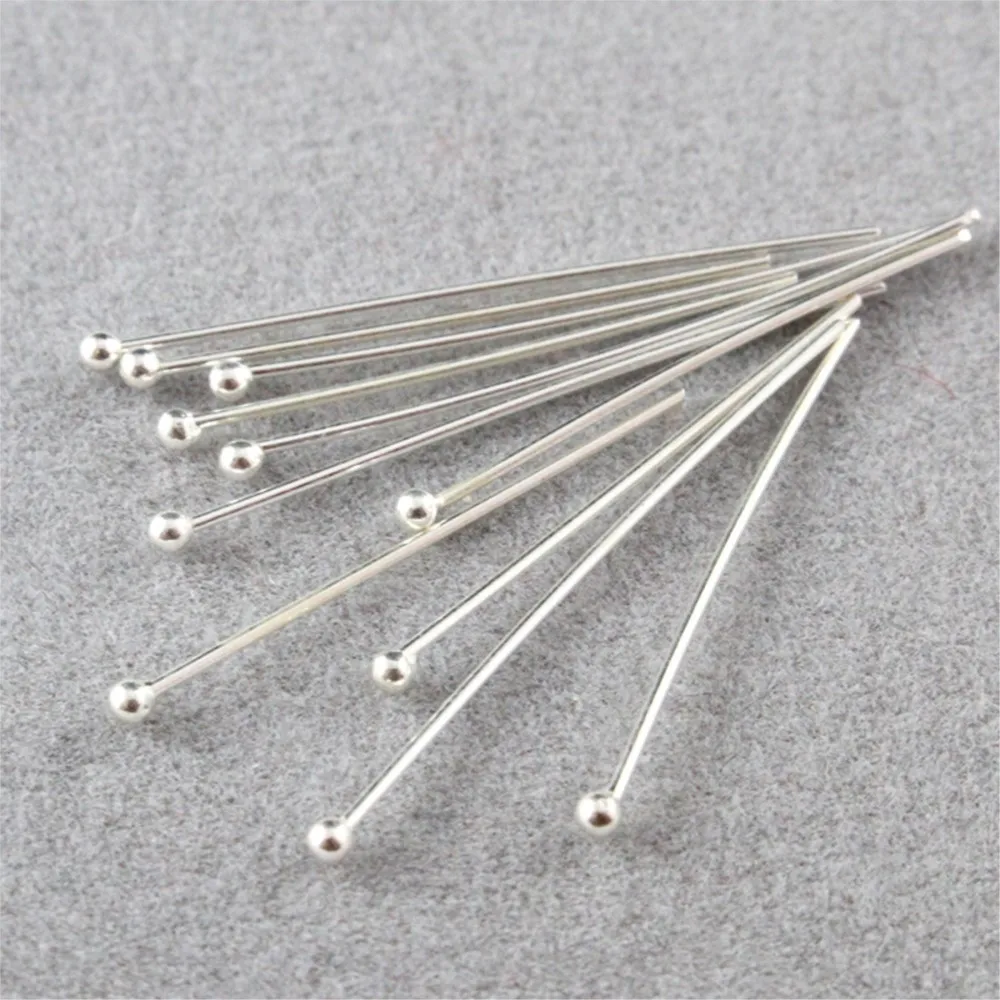 100個入り丸型ボールヘッドピン 柔軟で使いやすい DIYイ - Jewelry Making Using Beads のレビューと価格