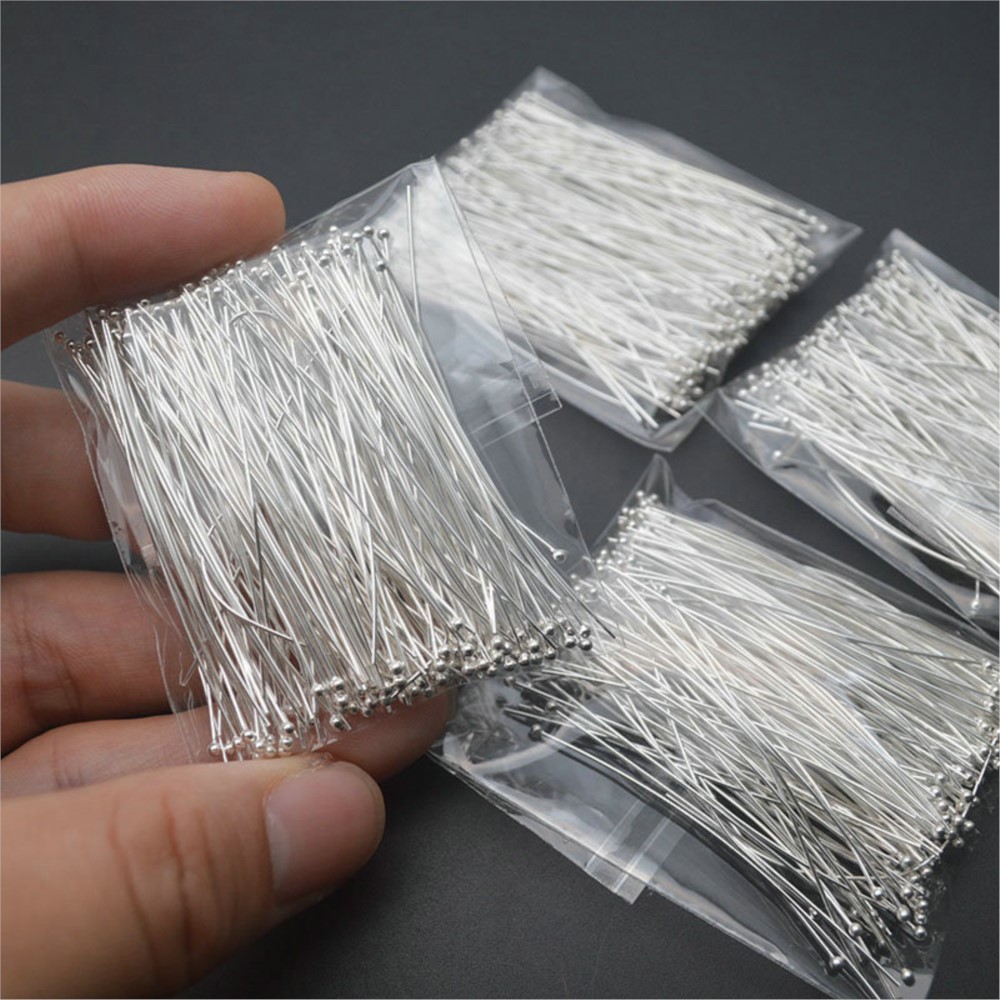 100個入り丸型ボールヘッドピン 柔軟で使いやすい DIYイ - Jewelry Making Using Beads のレビューと価格