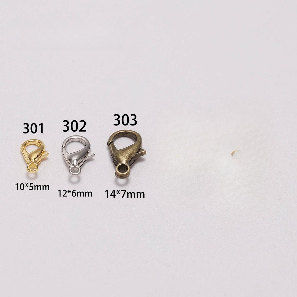 100個入り 9mm 12mm 14mm 亜鉛合金ロブスター - Jewelry Making Pins のレビューと価格