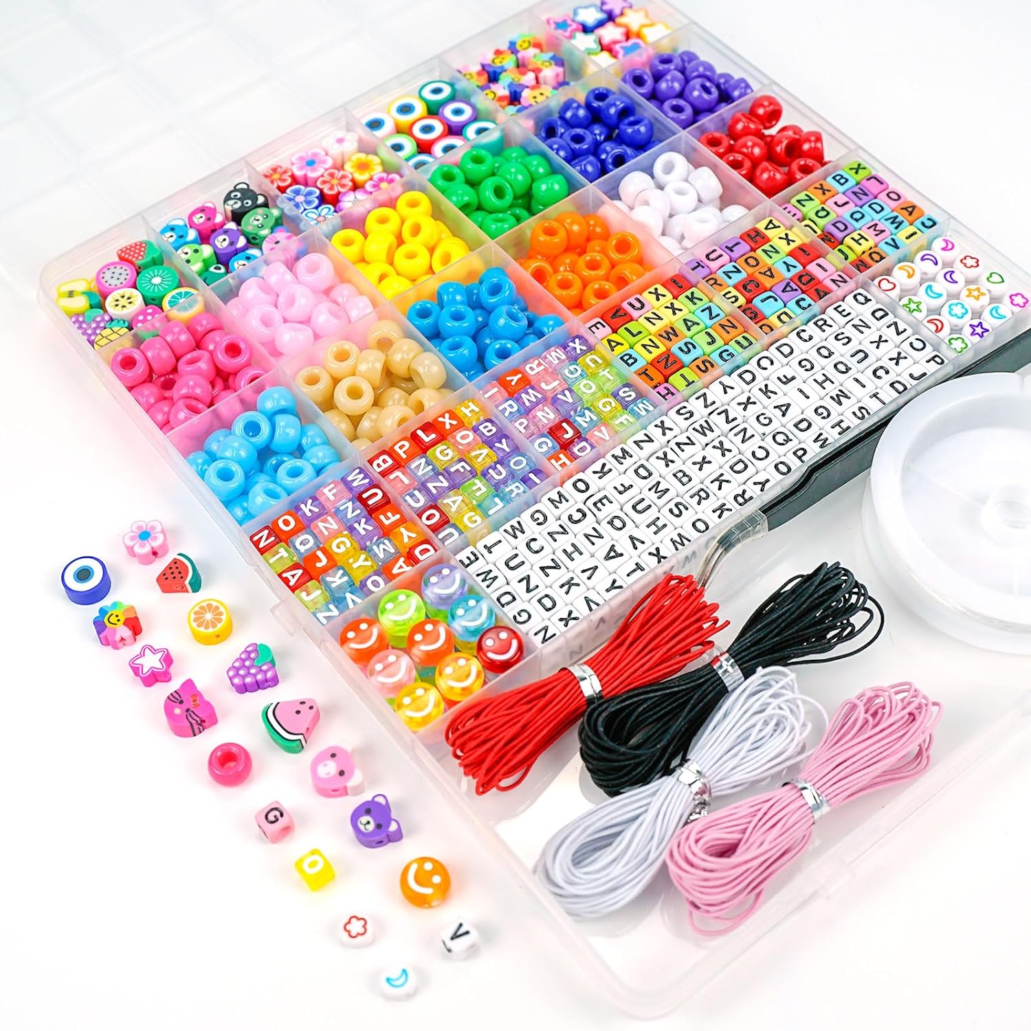 Dowsabelブレスレット作成キット、ポニーポリマークレイ - Jewelry Making Diy Kit のレビューと価格