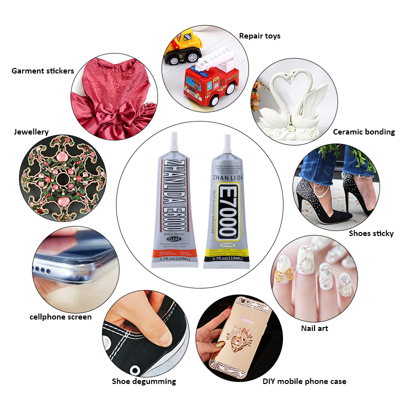 10/15/110 ミリリットル接着剤ラインストーン衣類生地 - Jewelry Making Glue のレビューと価格