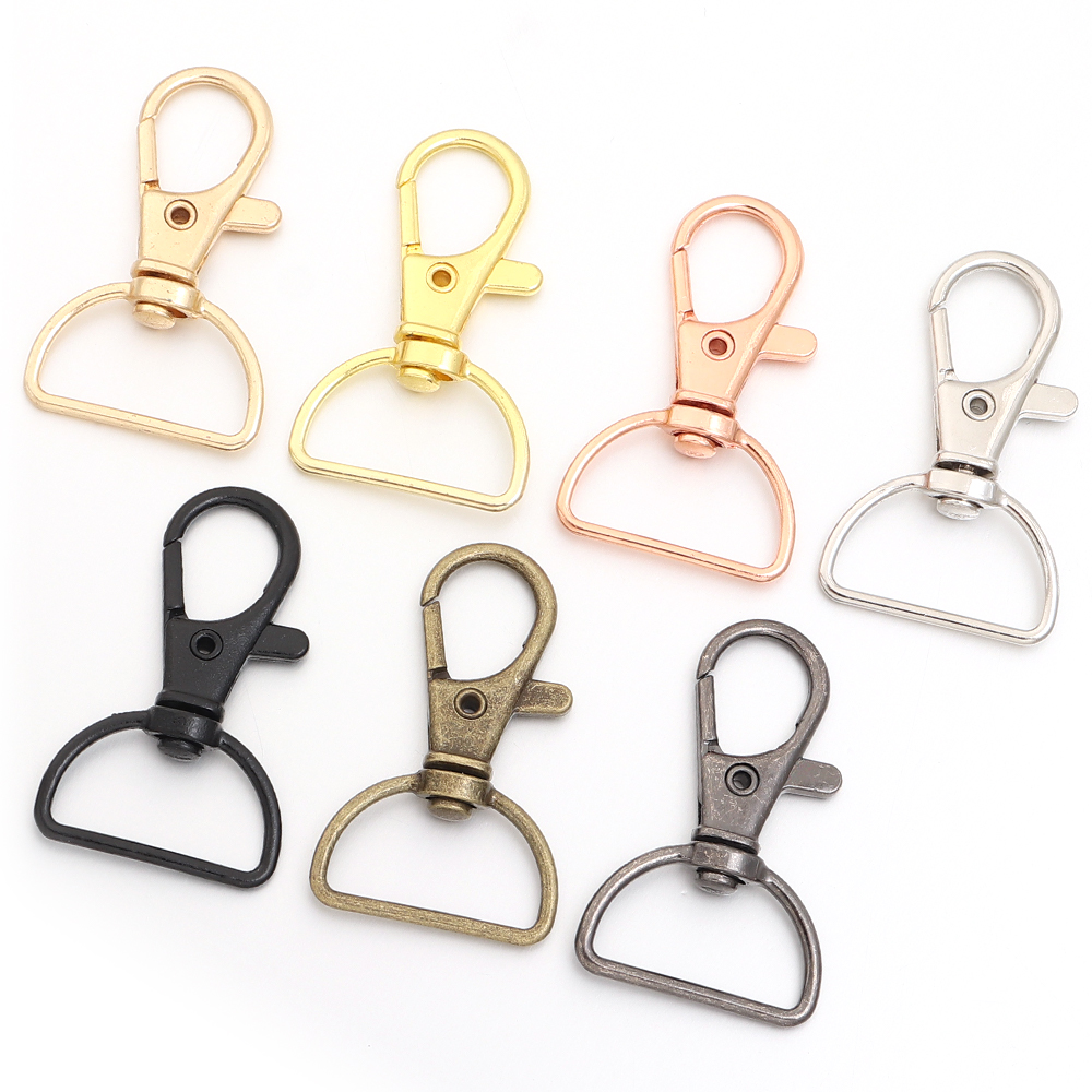 10個/ロット メタルスイベルクラスプ Dリング付き ランヤ - Jewelry Making Kit For Beginners のレビューと価格