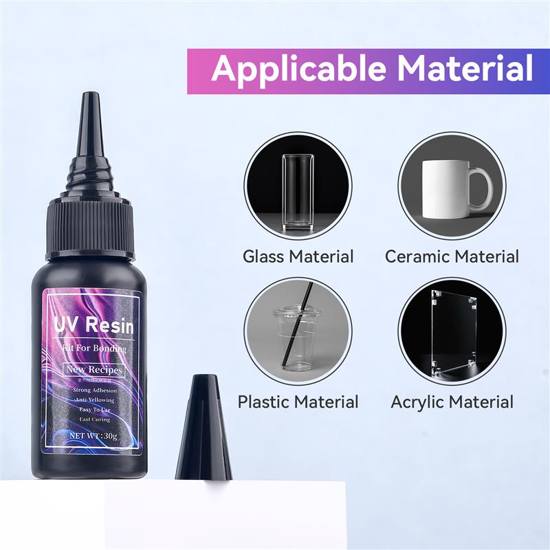 20/30/50 グラム UV 樹脂接着剤速乾性樹脂接着剤透 - Jewelry Making Glue のレビューと価格