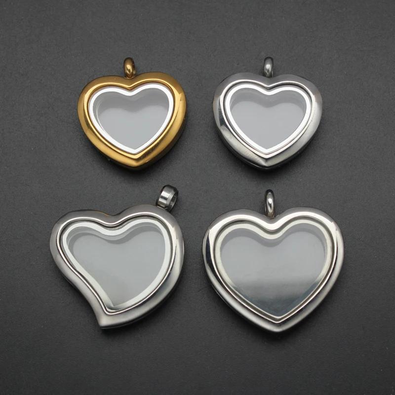 24mm 30mm ハート型フローティングロケットペンダント - Jewelry Making Birthday Party のレビューと価格