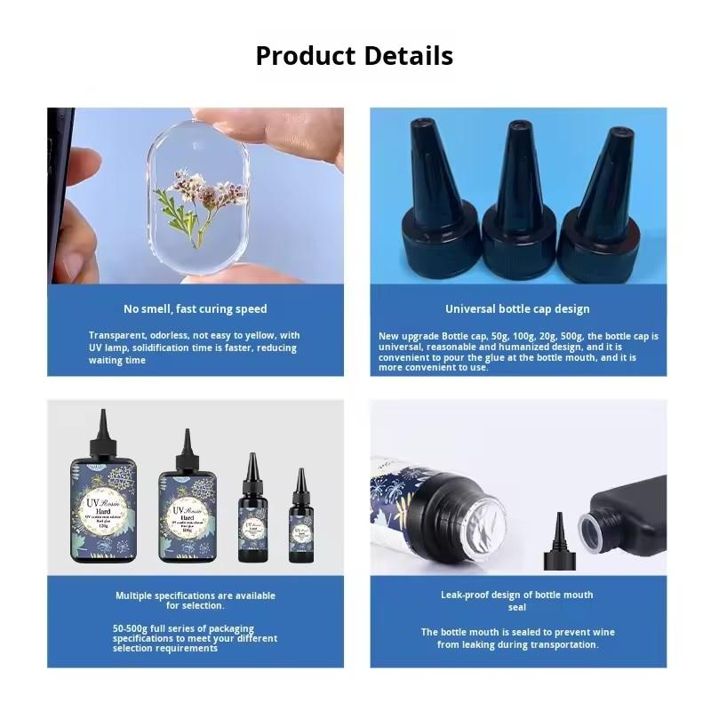 1/2個入り クリスタルクリアハードUVレジン アップグレー - Jewelry Making Glue のレビューと価格