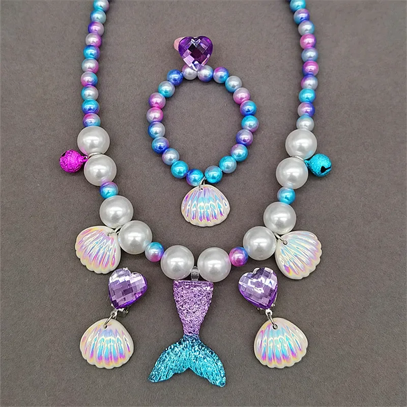女の子のマーメイドテーマスパンコールヘアアクセサリーマーメイ - Jewelry Making For Kids のレビューと価格