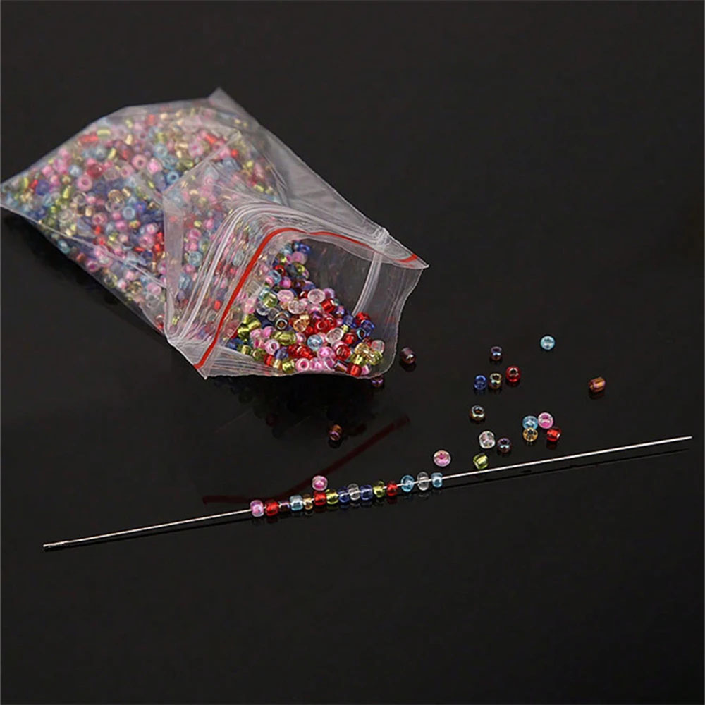 10/100本 チューブ付きビーズ針、手作りジュエリー用縫製 - Jewelry Making Using Beads のレビューと価格