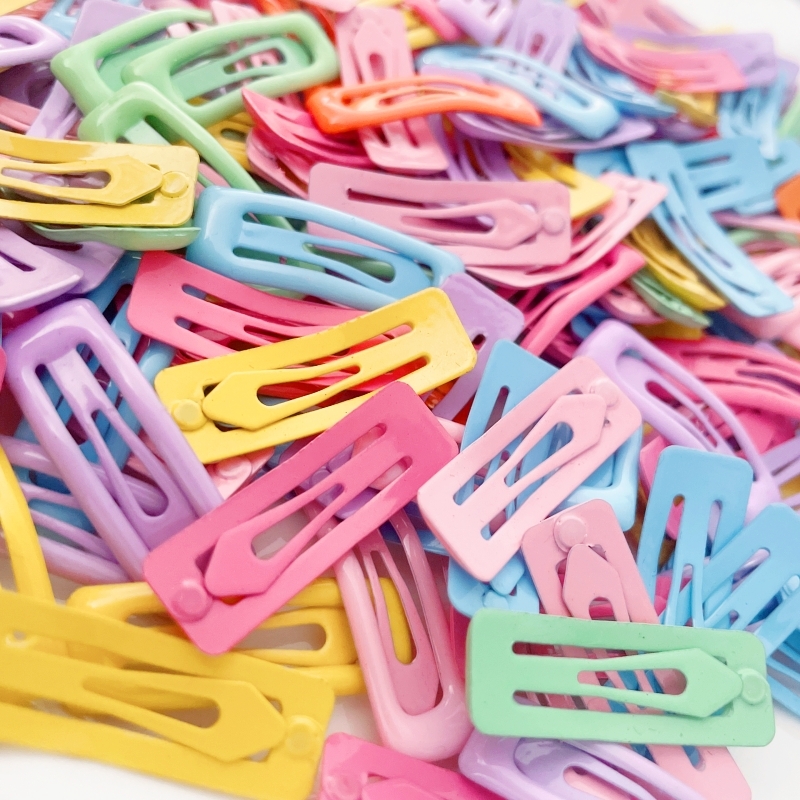 10/30/50 個 3 センチメートル長方形ヘアクリップキ - Jewelry Making For Kids のレビューと価格