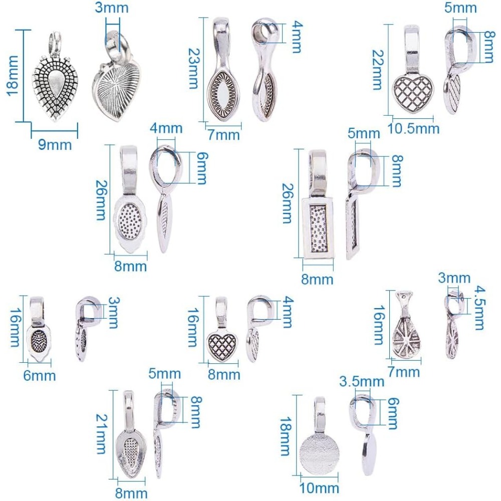 チベット銀合金接着剤フラットパッドベイル、イヤリングまたはス - Jewelry Making Glue のレビューと価格