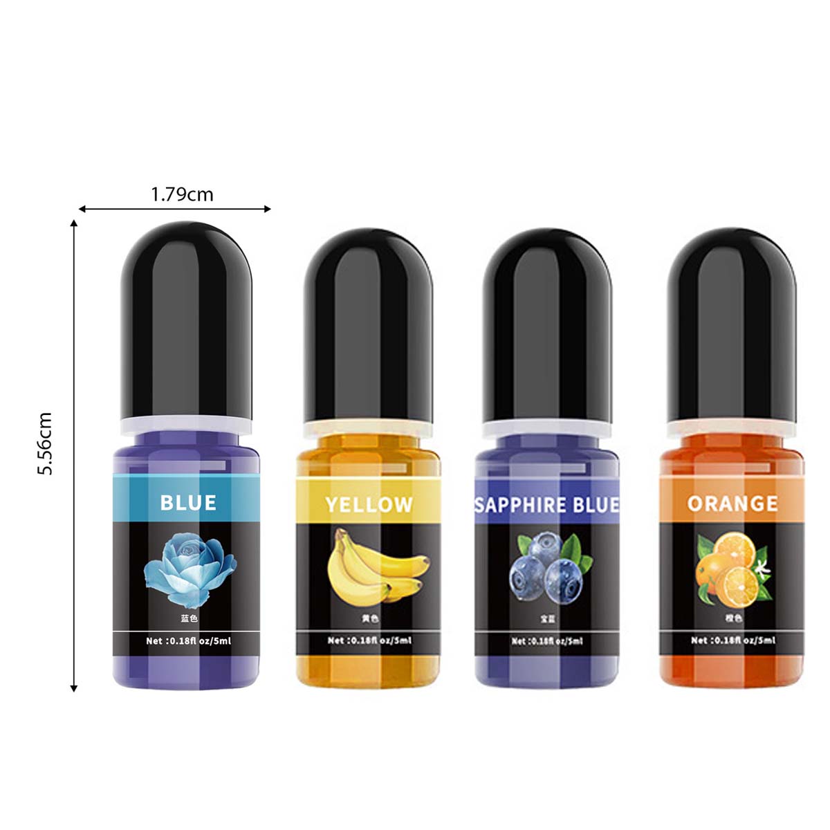 5ml/ボトル エポキシ樹脂顔料 液体着色剤 染料 ユニバー - Jewelry Making Glue のレビューと価格