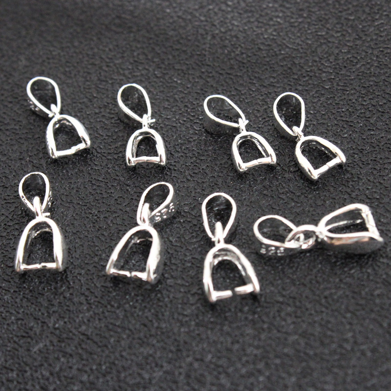 10 個 925 スターリングシルバーメッキ銅ペンダントピン - Jewelry Making Pins のレビューと価格