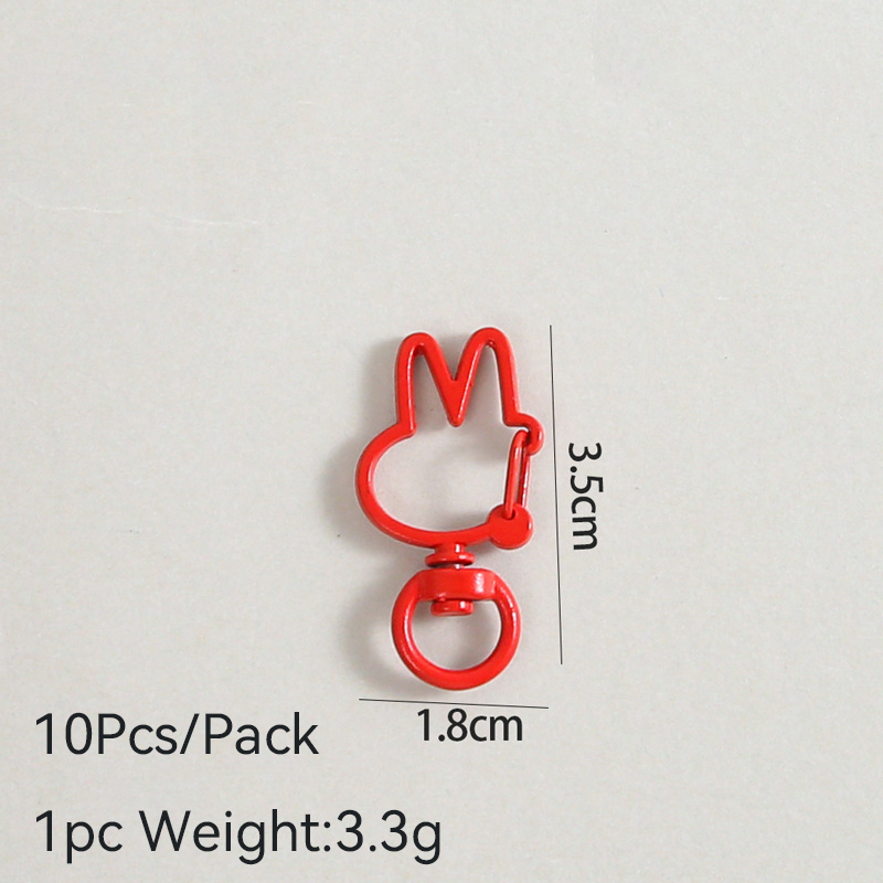 ユニークな 10 ピース/パックウサギのバックルアクセサリー - Jewelry Making Kit For Beginners のレビューと価格