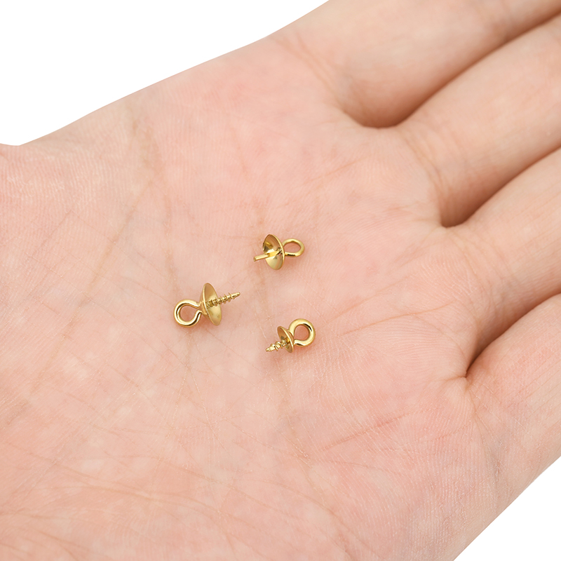 20個入り ステンレス製 パールペンダントフック コネクター - Jewelry Making Pins のレビューと価格
